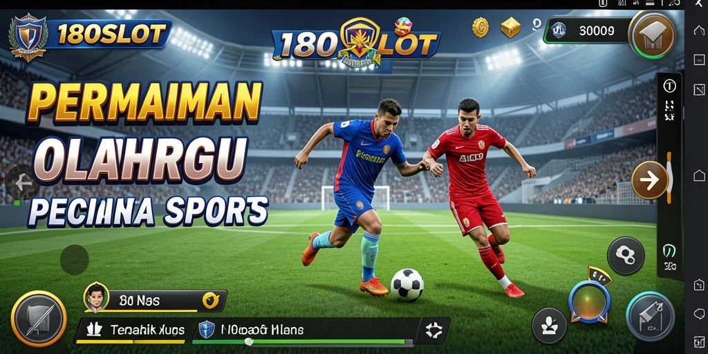Screenshot permainan 180SLOT menampilkan aksi luar biasa dalam olahraga.
