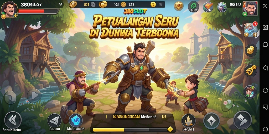 Tangkapan layar menarik dari gameplay Open World 380SLOT.