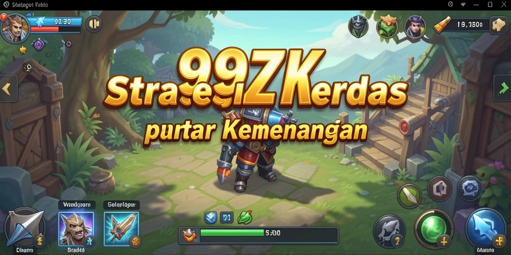 Tangkapan layar gameplay 999ZK yang menunjukkan taktik strategi yang mendalam.