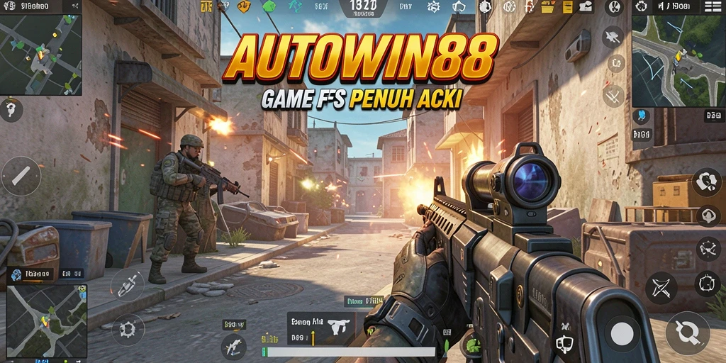 Tampilan gameplay menegangkan dari AUTOWIN88 dalam aksi penuh.