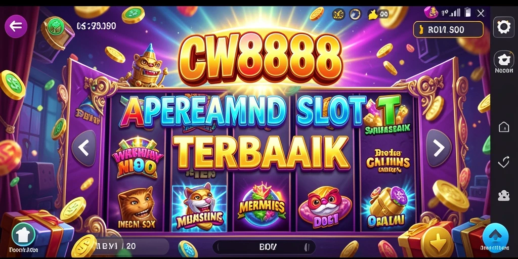 Tampilan gameplay menarik dari CW8888 dengan tema slot yang beragam.