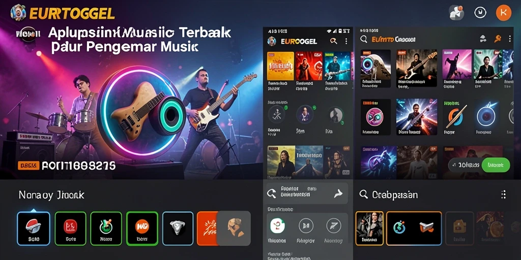 Tampilan gameplay EUROTOGEL dengan fitur musik interaktif.