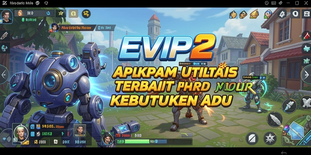 Tampilan antarmuka pengguna EVIP2 yang modern dan fungsional.