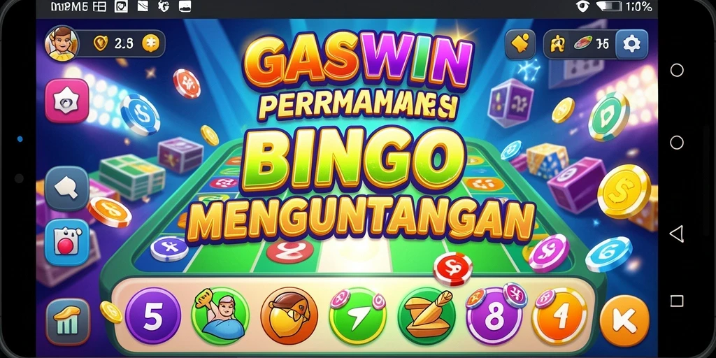 Gameplay seru bingo di GASWIN dengan banyak hadiah menarik.
