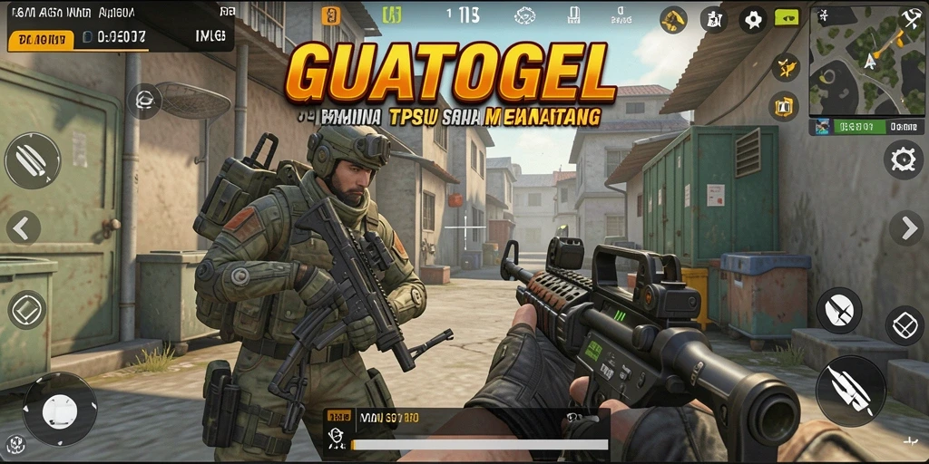 Tampilan luar biasa dari gameplay GUATOGEL dalam mode TPS.