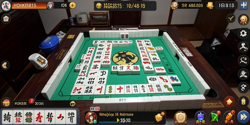 Tampilan utama HOKI8815 dengan gameplay Mahjong yang seru dan menantang.