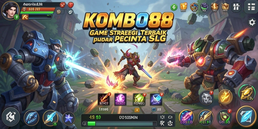 Tampilan gameplay seru dan interaktif di KOMBO88.