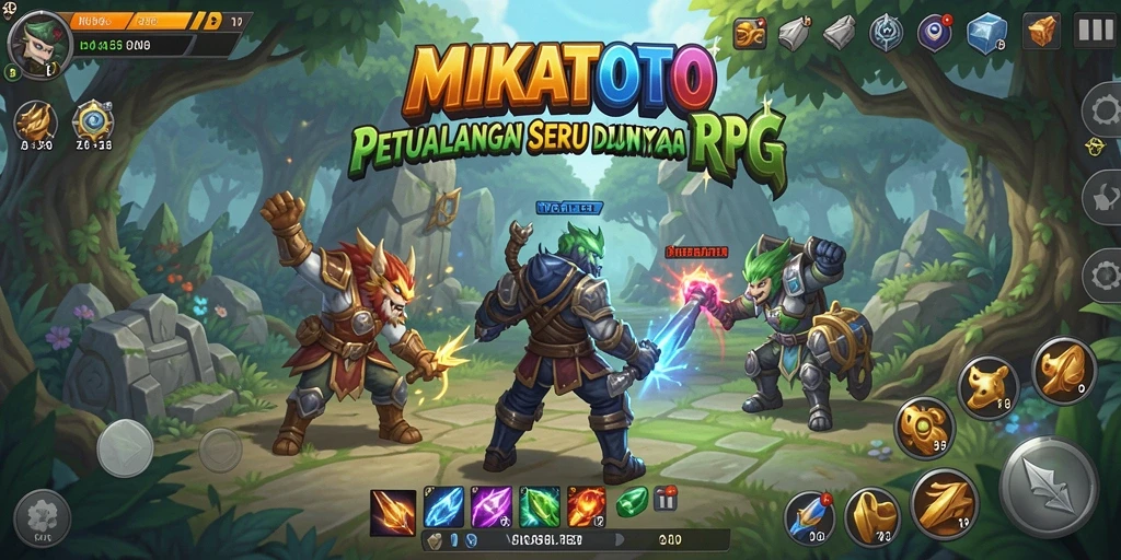 Tampilan gameplay MIKATOTO yang menarik dan penuh aksi.