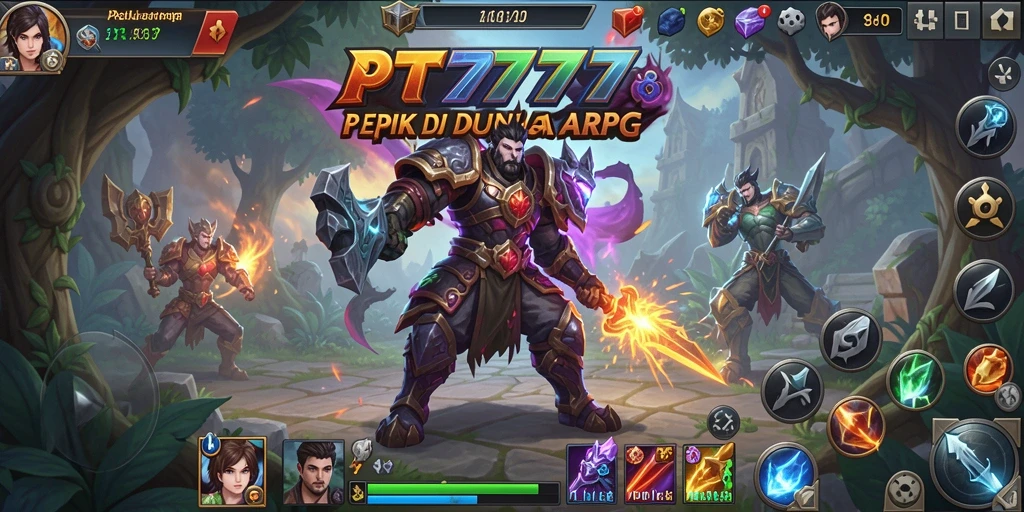 Gameplay menampilkan pertarungan yang epik dan karakter yang beragam.