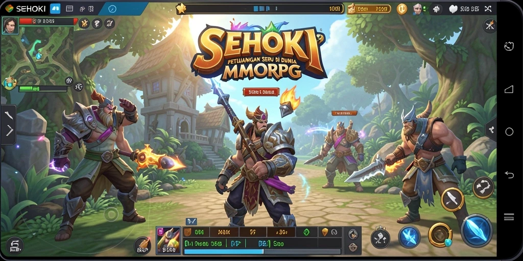 Gameplay SEHOKI yang seru dan penuh aksi.