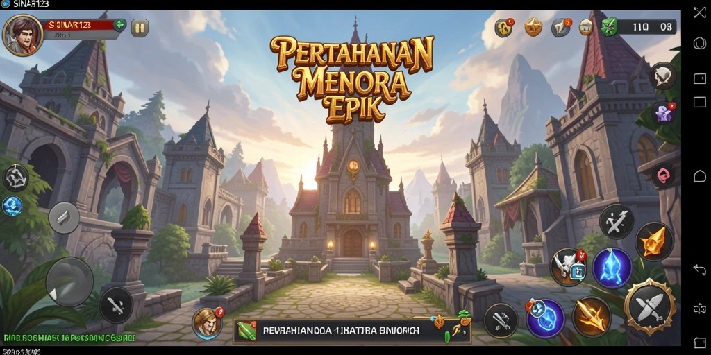 Tampilkan pengalaman seru dalam gameplay Tower Defense SINAR123.
