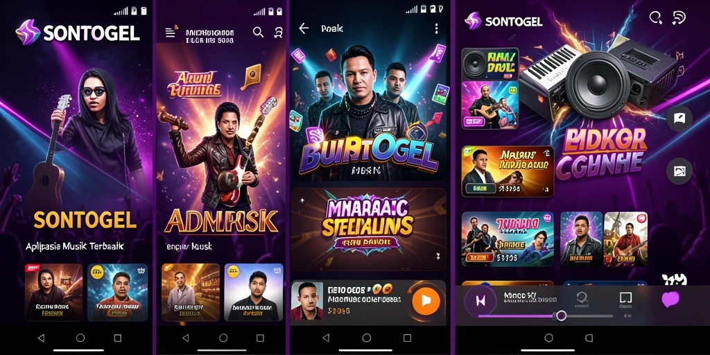 Screenshot gameplay <strong>SONTOGEL</strong> menunjukkan momen seru bermain musik.