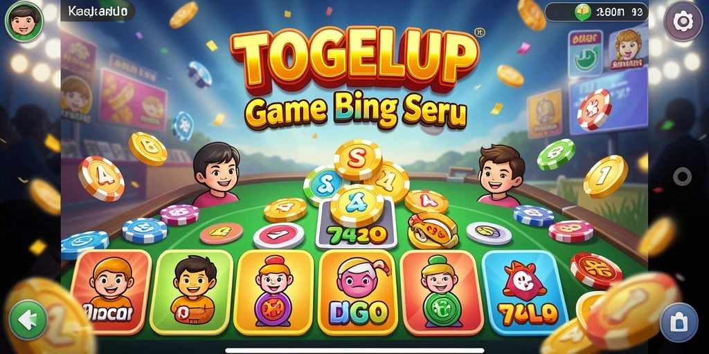 Screenshot gameplay TOGELUP dengan tampilan Bingo yang menarik.
