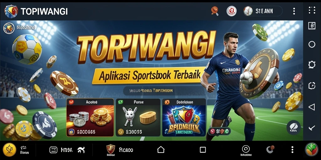 Tampilan gameplay menarik dari aplikasi Sportsbook TOPIWANGI.