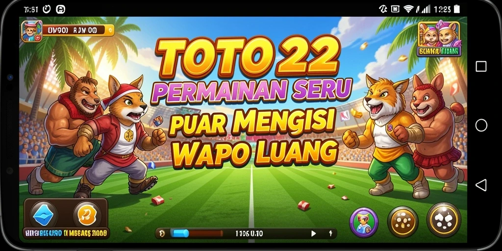 Tampilan gameplay TOTO22 yang cerah dan menarik untuk bersantai.