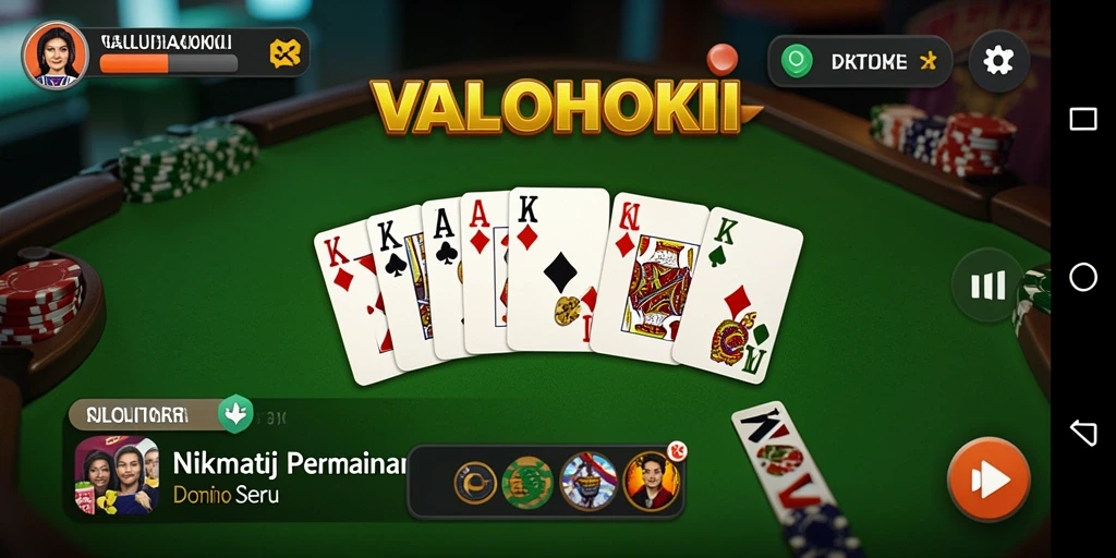Tampilan gameplay VALOHOKI yang seru dan interaktif.
